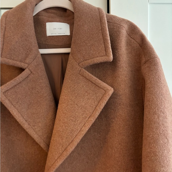 Oak + Fort wool blend oversized coat - Picture 4 of 6